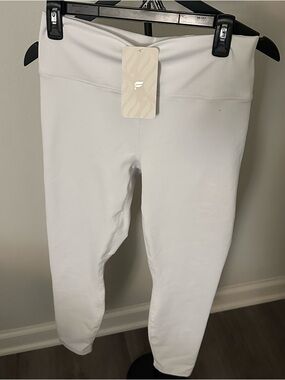 Fabletics White High-Waist Performance Leggings